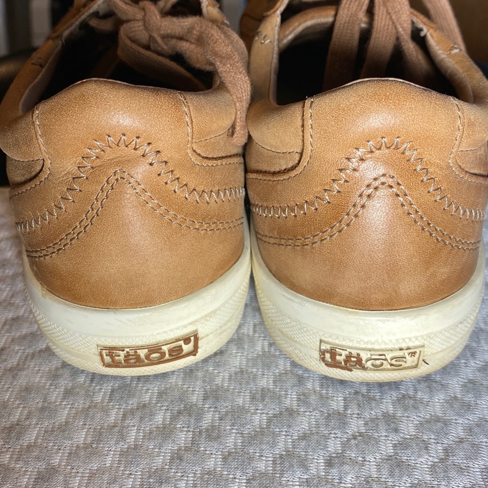 Taos Plim Soul Lux Leather Sneakers - Caramel - Size 9.5 - Very Good Condition! - Picture 5 of 14